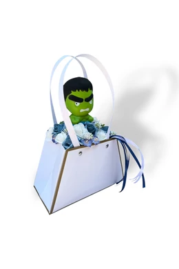 Ajándéktáska ovis ballagásra Hulk figurával