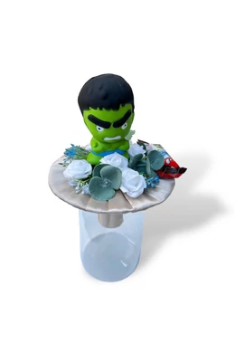 Óvodai ballagási csokor Hulk figurával
